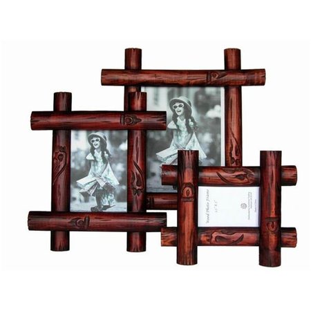 SUNSHINE TRADING Handmade Wood Photo Frame - 5 x 7 Inch SU460692